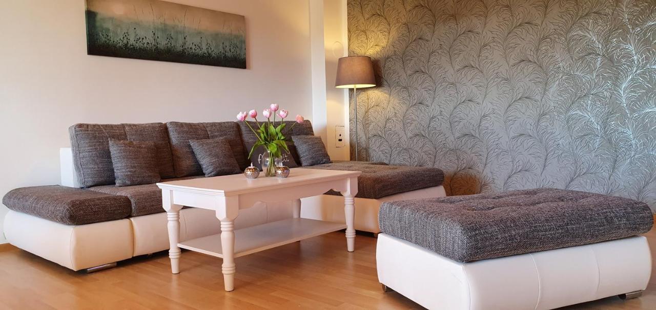 Moderne Ferienwohnung Mit Eigenem Garten Und Traumhaften Blick Wilhelmsthal Exteriér fotografie